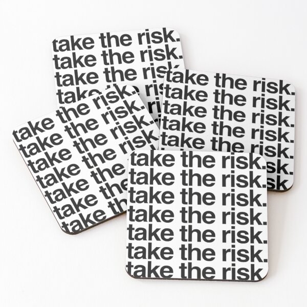 Item preview, Take The Risk – Minimalist Motivational Typography designed and sold by LineArtForYou.