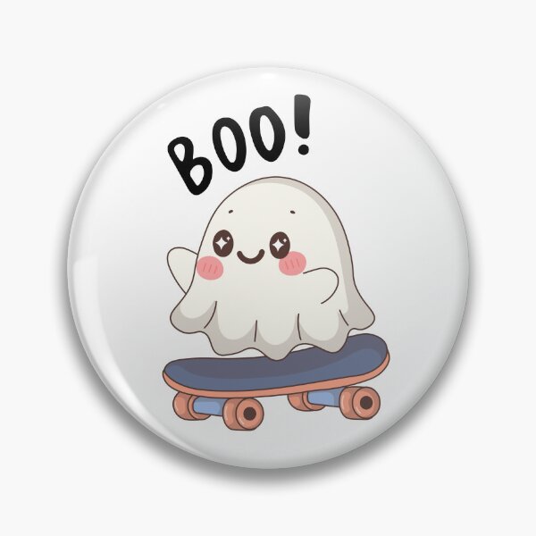 Artikelvorschau, Skateboarding-Geist, Buh! entworfen und verkauft von SpookyVibesbyAJ.