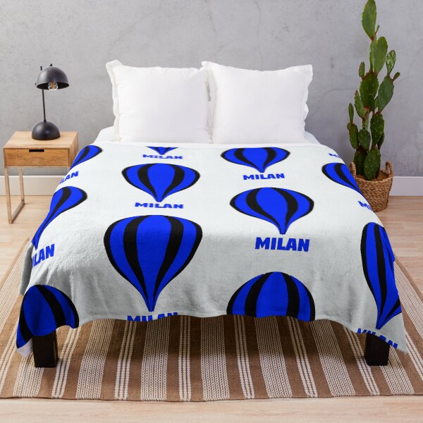 Item preview, Milan. Black and blue Hot air balloon designed and sold by AlbertoRuiZ.