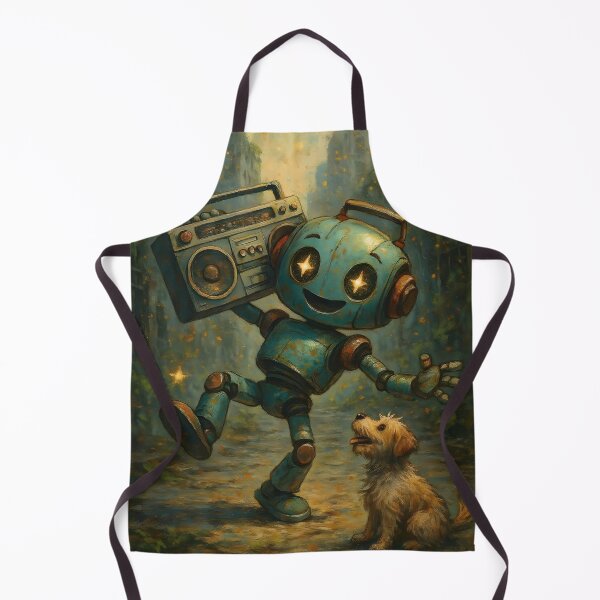 Item preview, Just a Robot and His Dog Apocolypse designed and sold by BreezyDawnDesigns.
