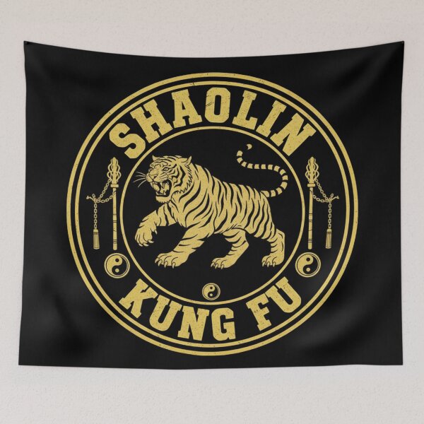 Item preview, Shaolin Kung Fu Tiger Emblem - Martial Arts Strength Design designed and sold by Zen Mosaic.
