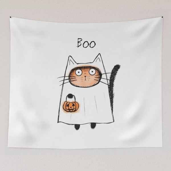 Item preview,  cat boo  of Halloween  designed and sold by Satisbuy.