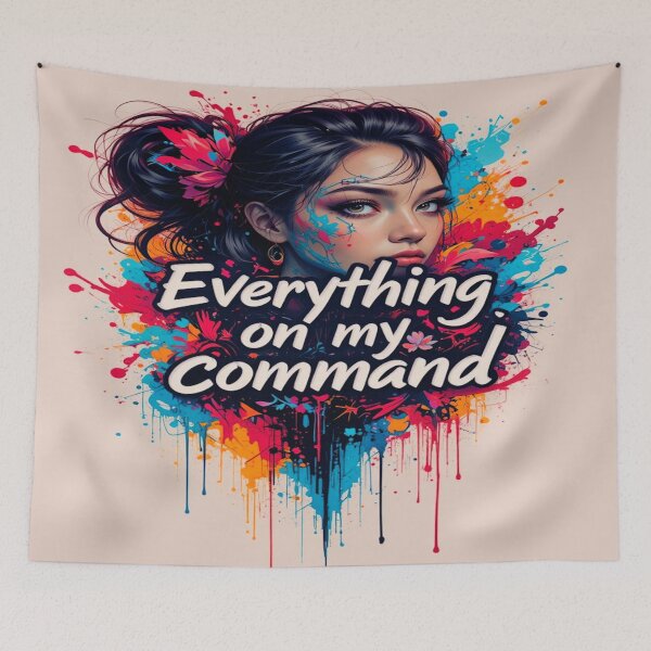 Item preview, Everything at my command - Graffiti Girly Design designed and sold by Hot4Shirt.