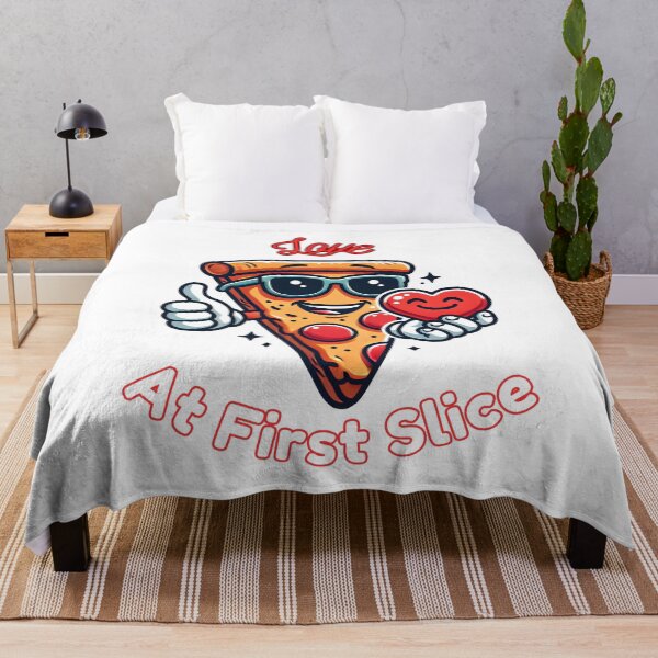 Item preview, Pizza Love: Cute Cartoon Slice with Heart. designed and sold by The-T-In-Retro.