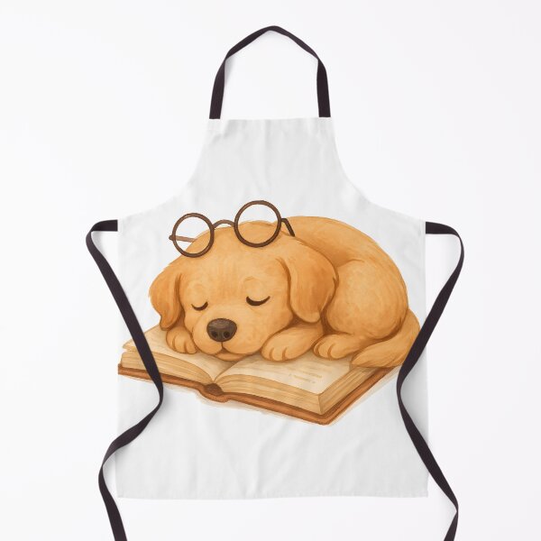 Item preview, Sleepy Golden Retriever with Glasses designed and sold by Bal Drops.