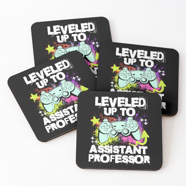 Item preview, Leveled Up To Assistant Professor | Assistant Professor Gift | New Tenure Track Professor | New Hired Professor Gift | New Professor Gift | Assistant Professor Gamer designed and sold by jadedscientist.