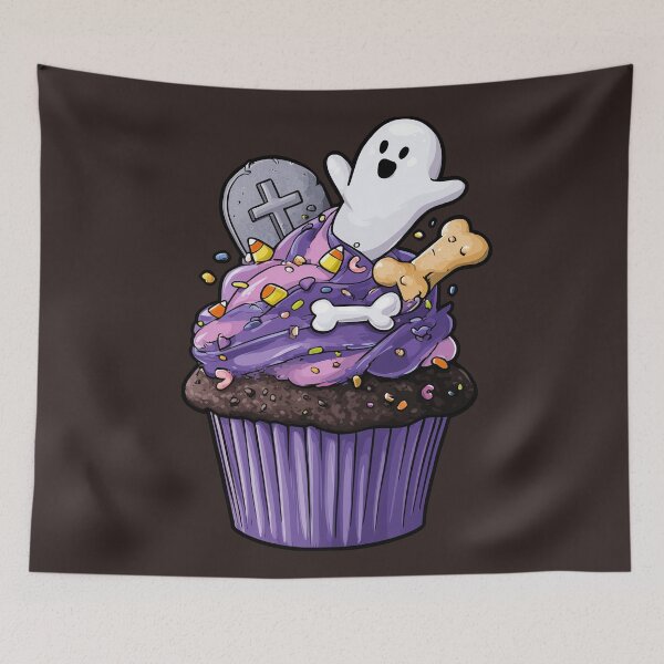 Item preview, Ghost Cupcake Delight designed and sold by ArgentoArt.