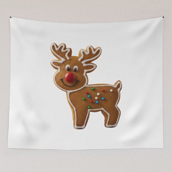 Item preview, Rudolph the Reindeer Gingerbread Christmas Cookie designed and sold by Mollet Shop.