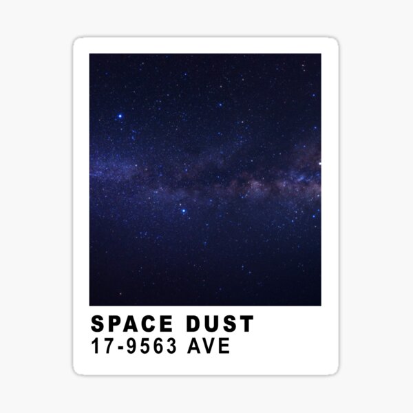 Space Dust Pantone Card Sticker