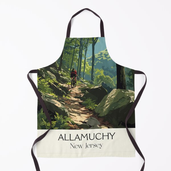 Item preview, Allamuchy New Jersey Hiking | Forest Trail Art Print designed and sold by TuncGK.