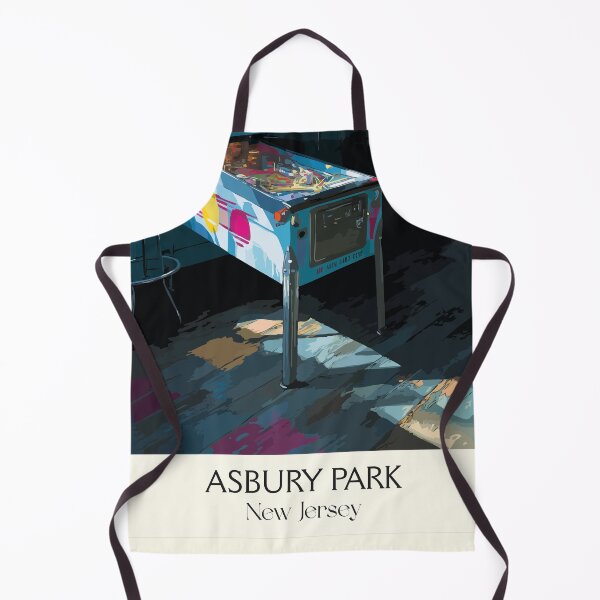 Item preview, Asbury Park New Jersey Arcade | Vintage Pinball Art Print designed and sold by TuncGK.