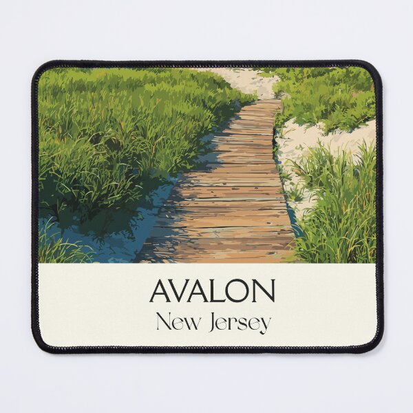 Item preview, Avalon New Jersey Dunes | Beach Path to Ocean Art Print designed and sold by TuncGK.