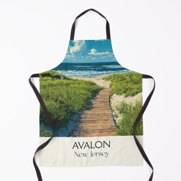 Item preview, Avalon New Jersey Dunes | Beach Path to Ocean Art Print designed and sold by TuncGK.