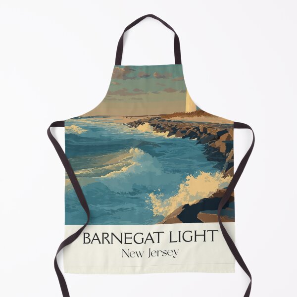 Item preview, Barnegat Light New Jersey | Historic Shore Lighthouse Art designed and sold by TuncGK.
