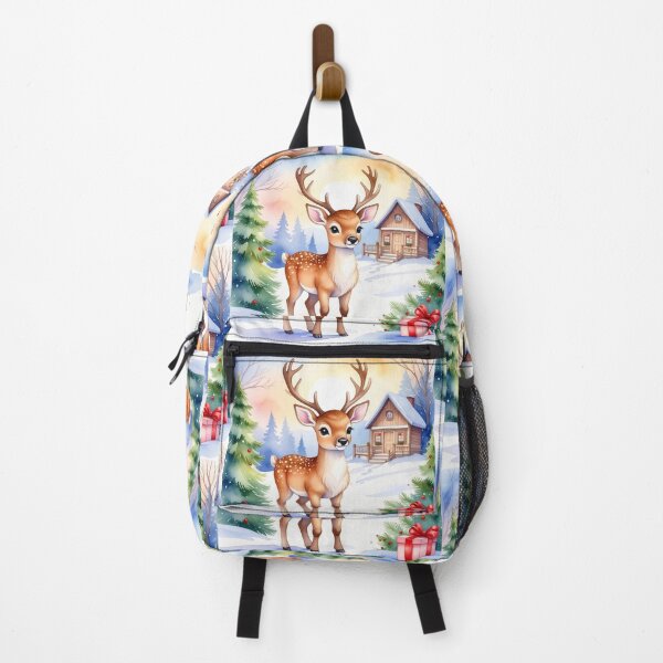 Item preview, Cute Christmas Reindeer in Winter Wonderland designed and sold by Vividality.