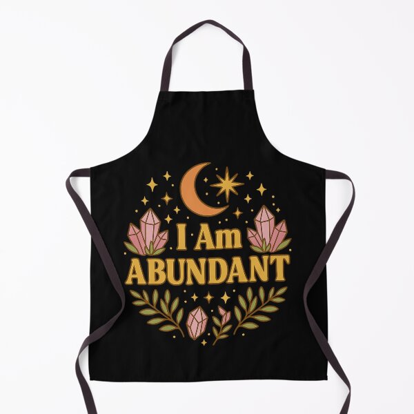 Item preview, I Am Abundant | Boho Manifestation Sticker with Crystals and Moon designed and sold by DEEPDesignsART.