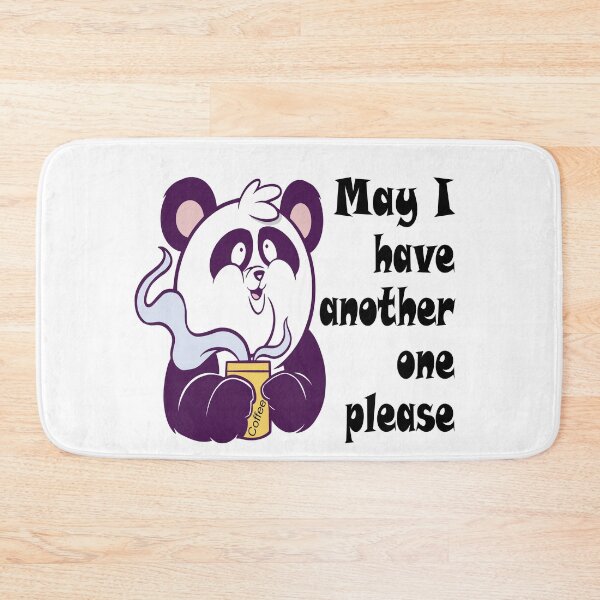 Item preview, Panda Wants Another Coffee designed and sold by ViksensAttempt.