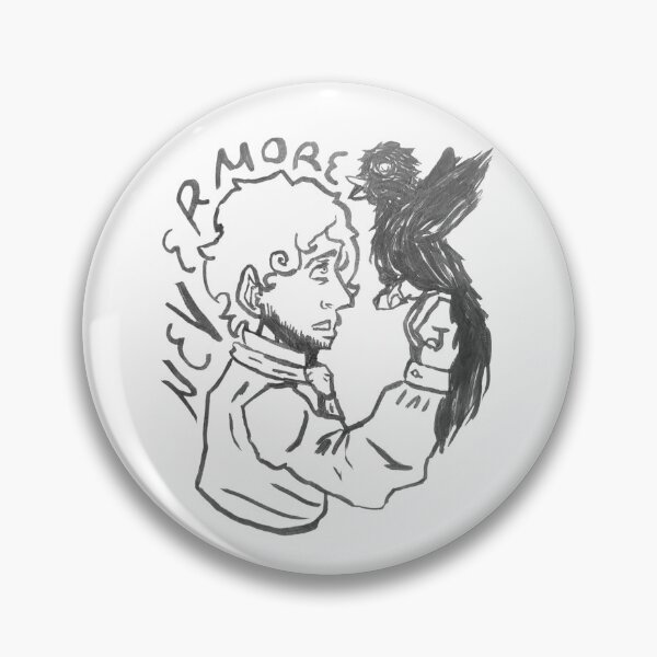 Item preview, The Raven (Edgar Allen Poe) - GhostTober 2025 designed and sold by GhostArtistArt.