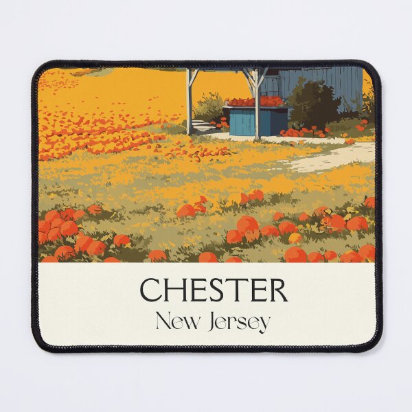 Item preview, Chester New Jersey Farm | Rustic Barn and Flower Field Art designed and sold by TuncGK.