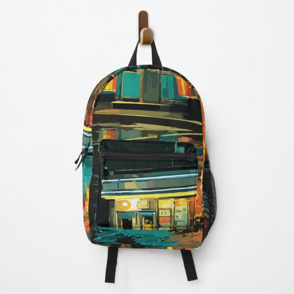Item preview, Clifton New Jersey Diner | Retro Neon Night Art Print designed and sold by TuncGK.