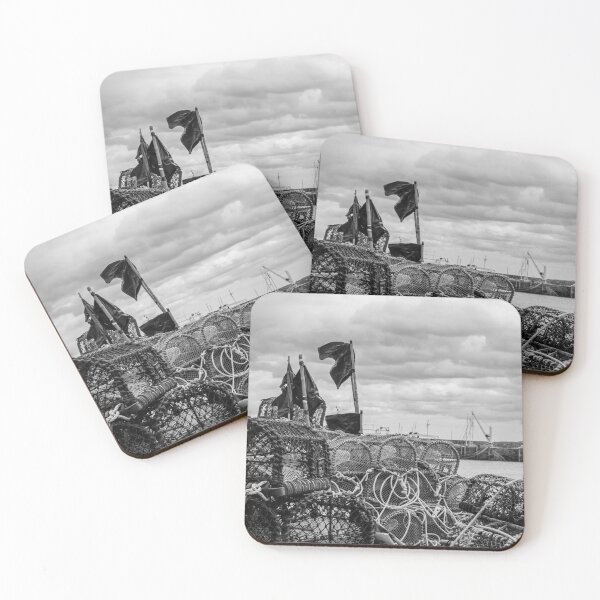 Item preview, Crab and lobster pots in Scarborough harbour designed and sold by yackers1.