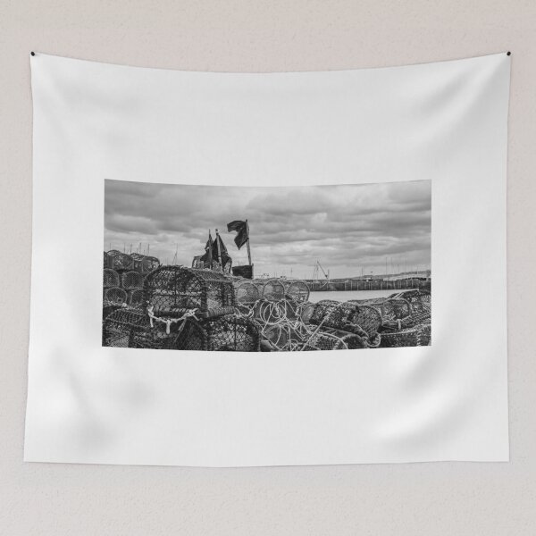 Item preview, Crab and lobster pots in Scarborough harbour designed and sold by yackers1.