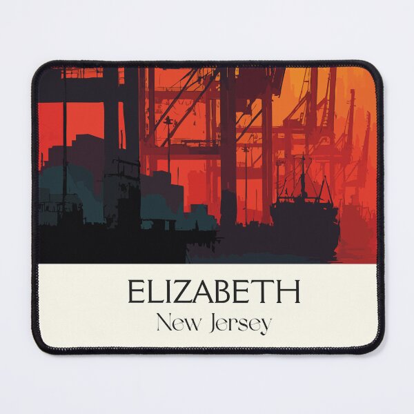 Item preview, Elizabeth New Jersey Seaport | Industrial Sunset Art designed and sold by TuncGK.