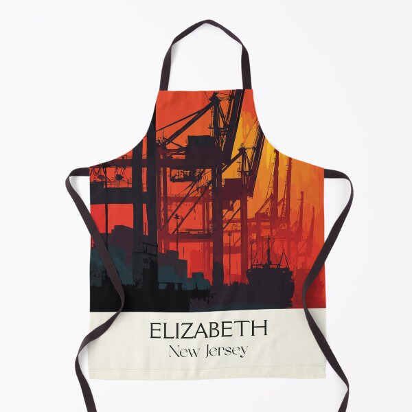 Item preview, Elizabeth New Jersey Seaport | Industrial Sunset Art designed and sold by TuncGK.