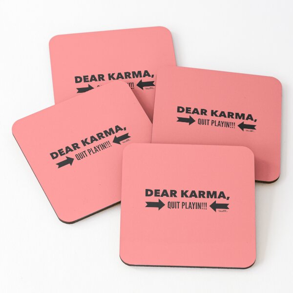 Item preview, Dear Karma/Quit Playin designed and sold by Hurdd.