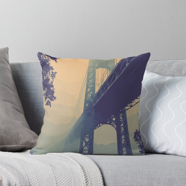 Item preview, Fort Lee New Jersey Bridge | Iconic Suspension Span Art designed and sold by TuncGK.