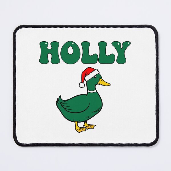 Item preview, Holly Jolly Duck Christmas Tee designed and sold by InkWeaveShop.