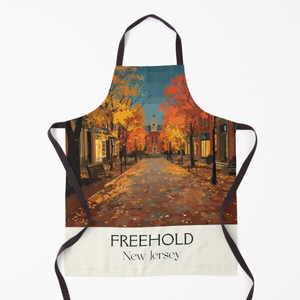 Item preview, Freehold New Jersey Autumn | Historic Downtown Art Print designed and sold by TuncGK.