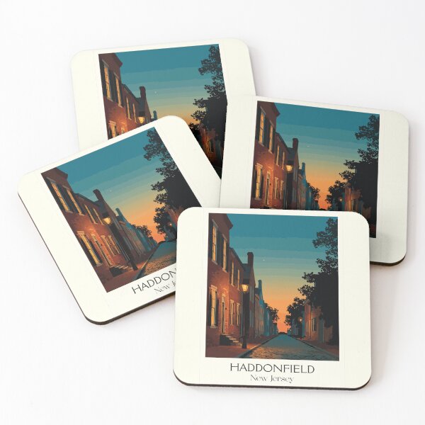 Item preview, Haddonfield New Jersey Twilight | Historic Street Art designed and sold by TuncGK.
