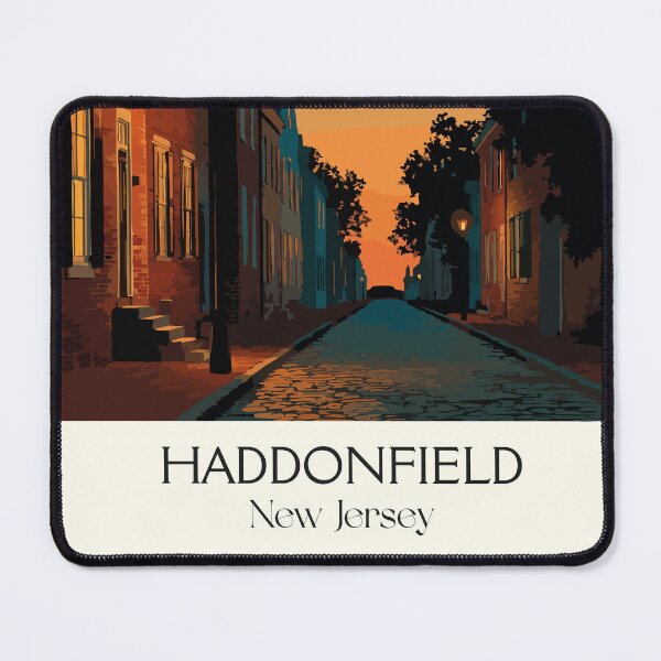Item preview, Haddonfield New Jersey Twilight | Historic Street Art designed and sold by TuncGK.