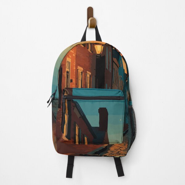 Item preview, Haddonfield New Jersey Twilight | Historic Street Art designed and sold by TuncGK.