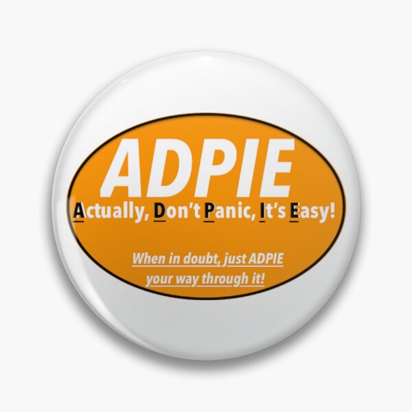 Item preview, ADPIE: Nurse Humor Print Novelty T-Shirt designed and sold by PSST-Design.