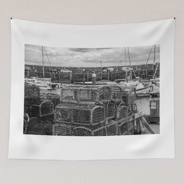 Item preview, Crab and lobster pots in Scarborough harbour designed and sold by yackers1.