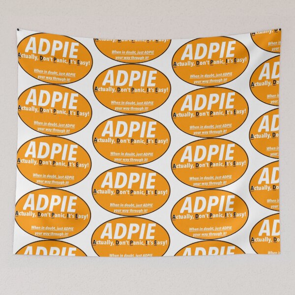 Item preview, ADPIE: Nurse Humor Print Novelty T-Shirt designed and sold by PSST-Design.