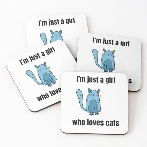 Item preview, Just a girl who loves cats designed and sold by MiloOfficial.