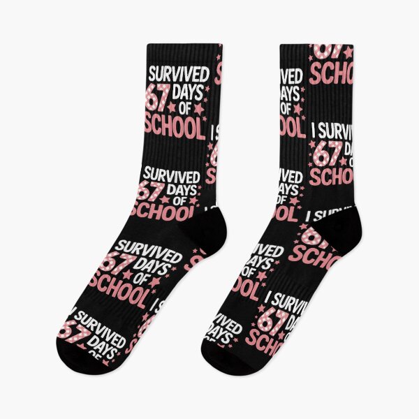 Item preview, I Survived 67 Days of School Funny 67 Meme Teacher Student designed and sold by BLZART.