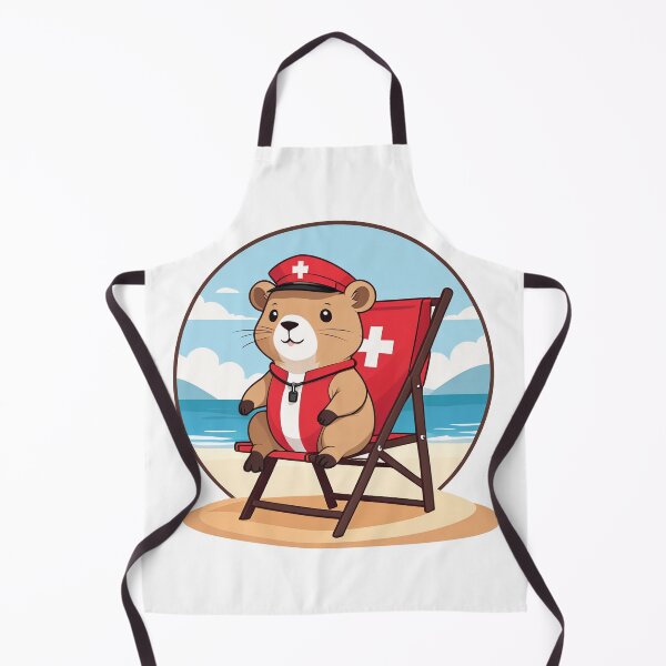 Item preview, Baby Capy goes Lifeguard designed and sold by HeartYouMind.