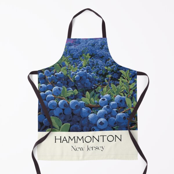 Item preview, Hammonton New Jersey Blueberries | Fruit Farm Art Print designed and sold by TuncGK.