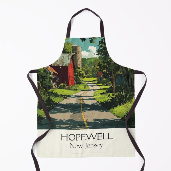 Artikelvorschau, Hopewell, New Jersey, Country Lane | Kunstdruck der roten Scheune entworfen und verkauft von TuncGK.