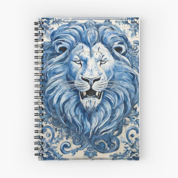 Item preview, Blue Delft Style Lion designed and sold by DutchView22.