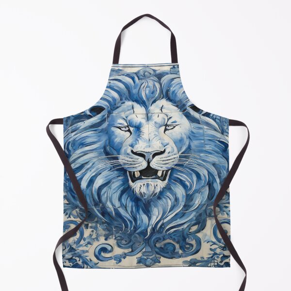 Item preview, Blue Delft Style Lion designed and sold by DutchView22.