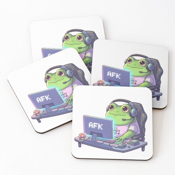 Item preview, Mentally AFK – Funny Frog Gamer designed and sold by darkan1.