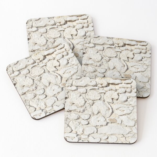 Item preview, Rustic Caribbean Coral Stone Wall 1 designed and sold by Anita's & Bella's Art.
