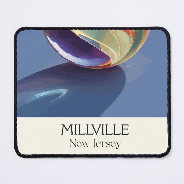 Item preview, Millville New Jersey Glass | Vintage Marble Art Print designed and sold by TuncGK.