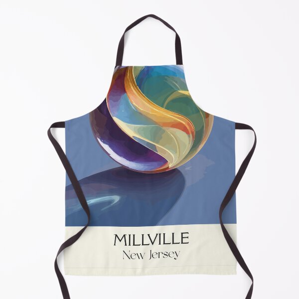 Item preview, Millville New Jersey Glass | Vintage Marble Art Print designed and sold by TuncGK.