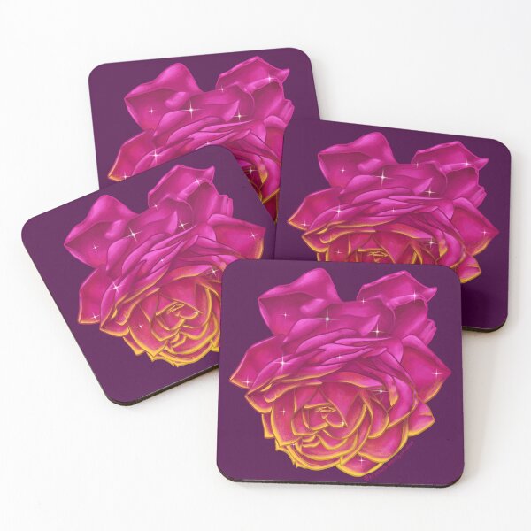 Item preview, Stephen’s Big Purple Rose Bold Floral Art designed and sold by KrystalBStudios.